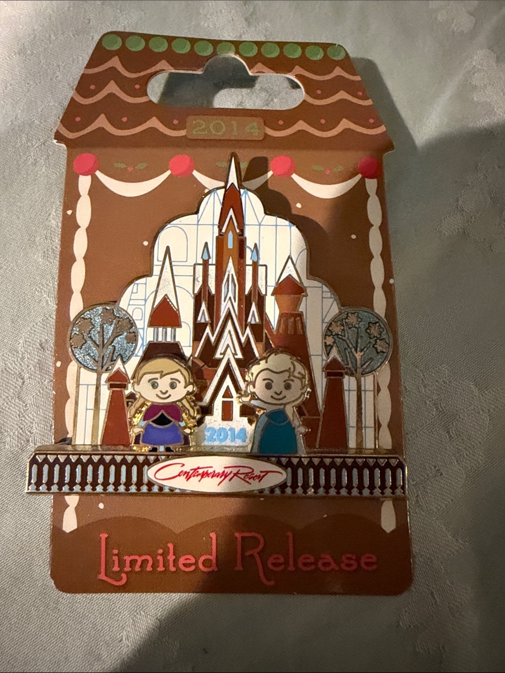 Disney parks frozen Contemporary resort gingerbread house pin